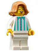 Minifigurka: TWN403:  Donut / Doughnut Shop Clerk