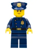 Minifigurka: TWN405:  Police Officer, Smirk (1940s Era)
