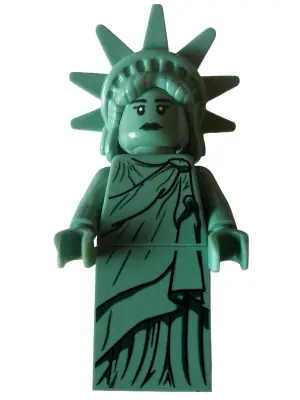 TWN443:  Lady Liberty - Hard Plastic Hair with Tiara