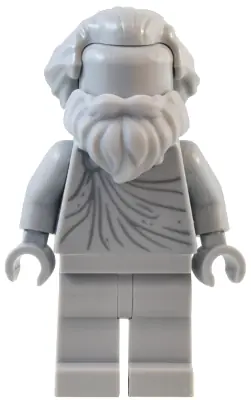 TWN486:  Natural History Museum Statue - Hair Swept Back, Beard, Legs