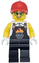 Minifigurka: TWN495:  Burger Truck Vendor