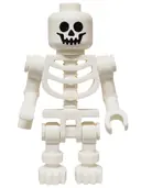 Minifigurka: TWN526:  Skeleton - Standard Skull, Bent Arms, Vertical Grip Left, Horizontal Grip Right