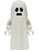 Minifigurka: TWN529:  Ghost with Wavy Mouth
