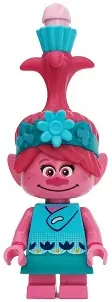 Minifigurka: TWT009:  Poppy - Medium Azure Cupcake, Bright Pink Swirl