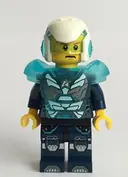 Minifigurka: UAGT030:  Agent Max Burns - Helmet and Armor, Dark Blue Arms