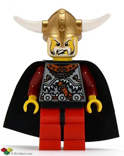 VIK005:  Viking Warrior 5a, Viking King - Black Cape