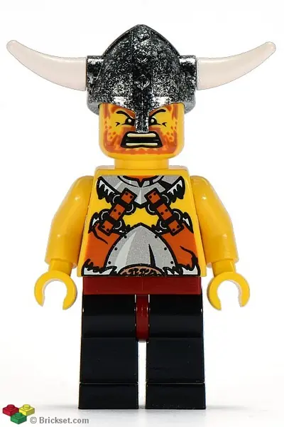 VIK006:  Viking Warrior 6b - Dark Red Hips and Black Legs
