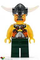 Minifigurka: VIK017:  Viking Warrior 6a - Dark Green Hips and Legs