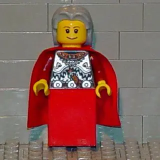 VIK028:  Viking Red Chess Queen - Portions may be Glued