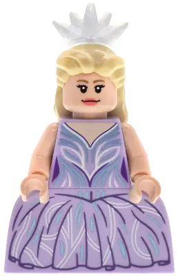 WCK015:  Glinda - Minifigure, Lavender Dress, Wide Skirt (Panniers)