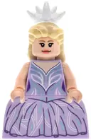 Minifigurka: WCK015:  Glinda - Minifigure, Lavender Dress, Wide Skirt (Panniers)