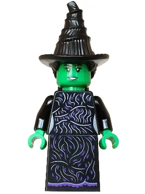 WCK019:  Elphaba - Minifigure, Black Dress, Hat