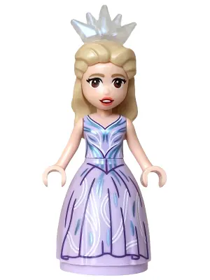 WCK024:  Glinda - Mini Doll, Lavender Dress, Wide Skirt, Crown Tiara