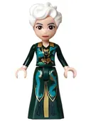Minifigurka: WCK030:  Madame Morrible - Mini Doll, Dark Green and Dark Turquoise Dress