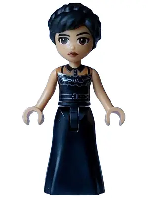 WED004:  Wednesday Addams - Black Sleeveless Dress
