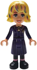 Minifigurka: WED008:  Enid Sinclair - Black and Dark Purple Nevermore Academy Uniform