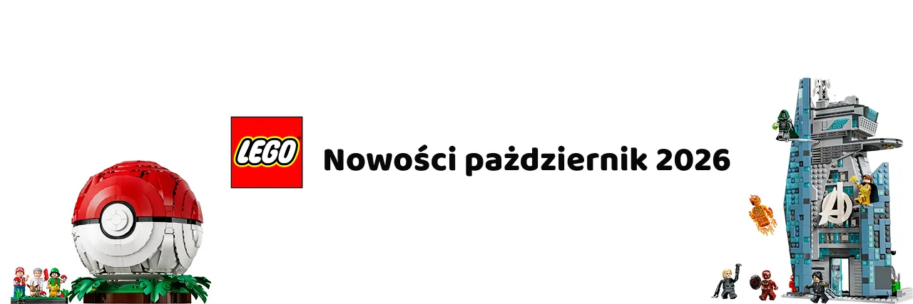 Nowości LEGO październik 2026: PlayStation, Downton Abbey, Pokémon