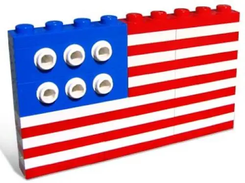 LEGO 10042 American Flag