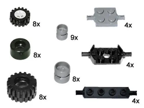 LEGO 10048 Small Wheels and Axles