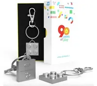 LEGO 100871 90 Years of Play Metal Key Chain