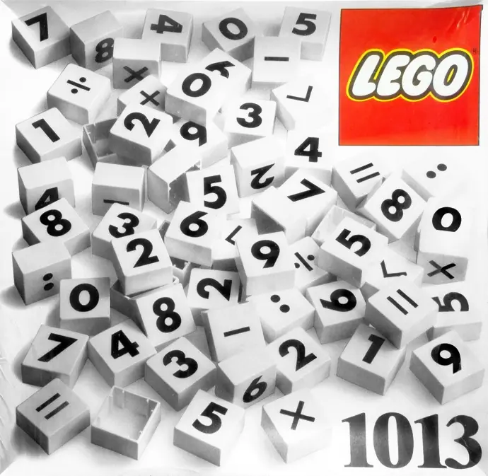 LEGO 1013 Numbers (6 Symbols)