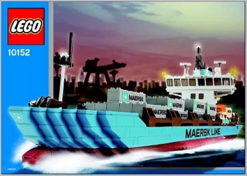 LEGO 10152 Statek kontenerowy Maersk Line Edycja 2006