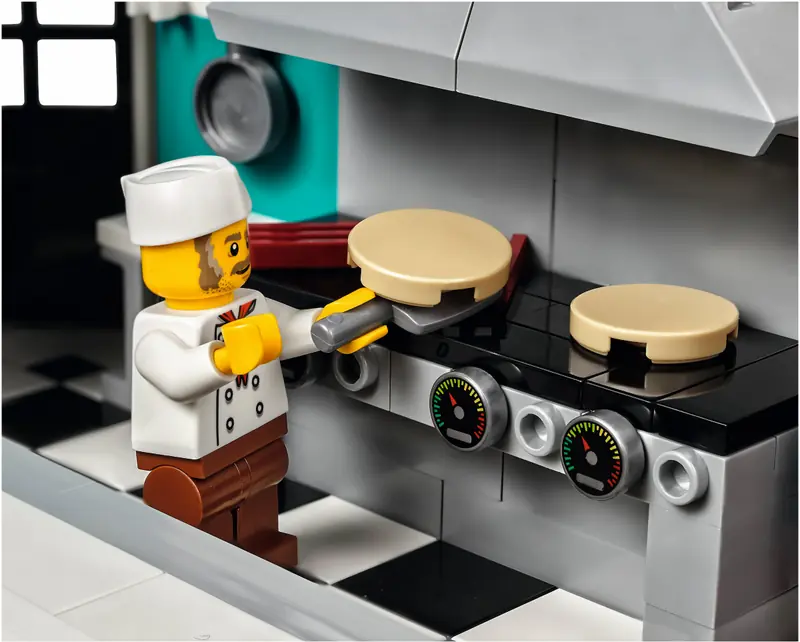 LEGO 10260 Bistro w śródmieściu zdjęcie 16