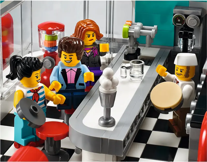 LEGO 10260 Bistro w śródmieściu zdjęcie 17