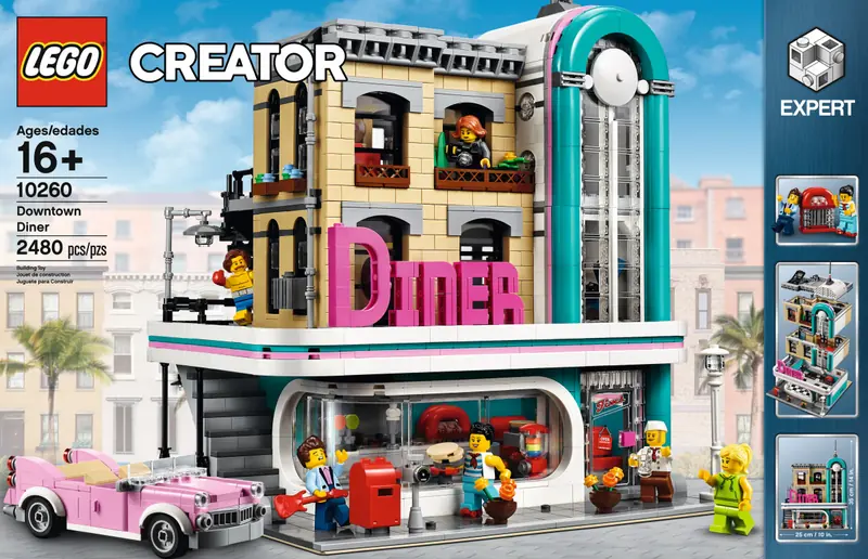 LEGO 10260 Bistro w śródmieściu zdjęcie 34