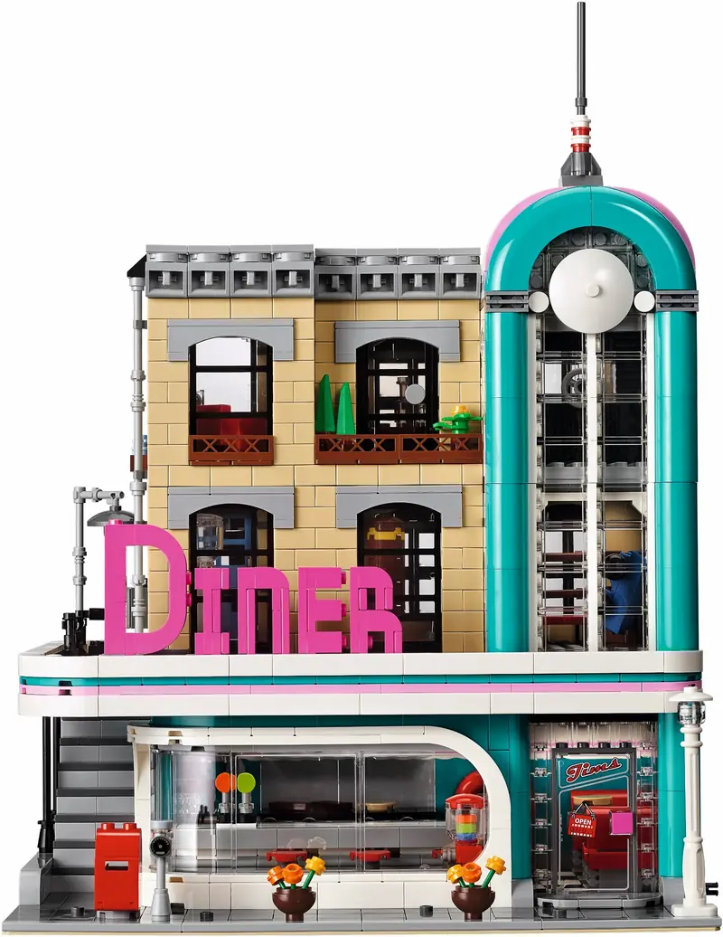 LEGO 10260 Bistro w śródmieściu zdjęcie 29