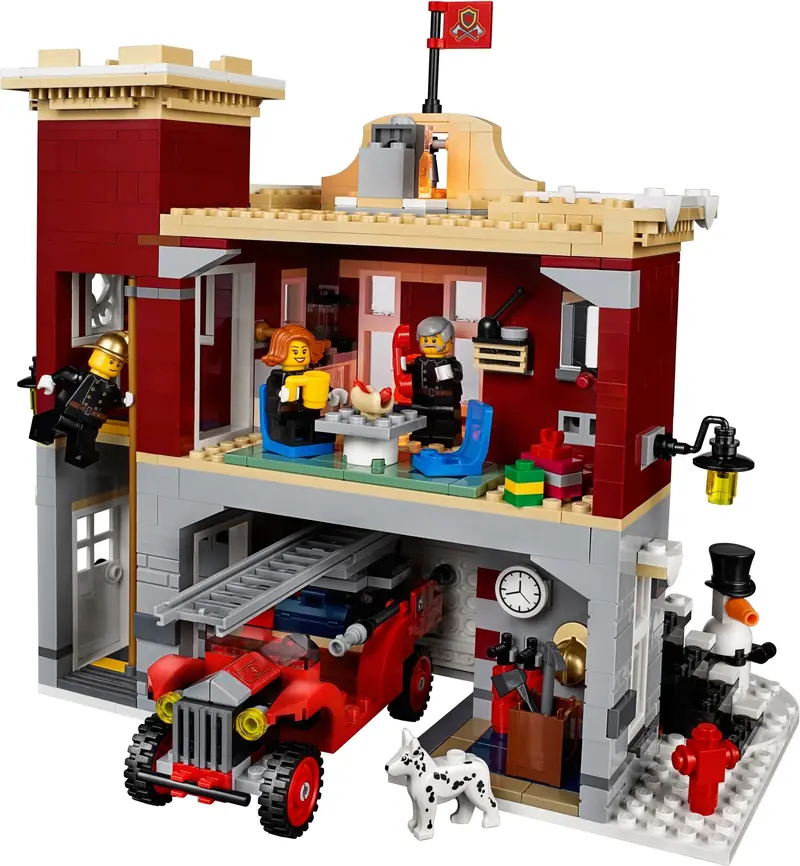 LEGO 10263 Remiza strażacka w zimowej wiosce zdjęcie 17
