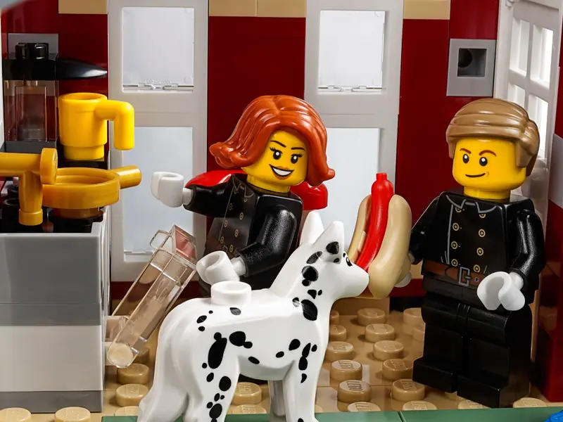 LEGO 10263 Remiza strażacka w zimowej wiosce zdjęcie 30