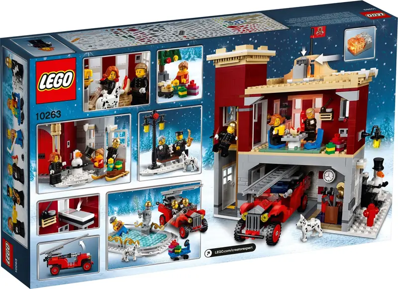 LEGO 10263 Remiza strażacka w zimowej wiosce zdjęcie 20