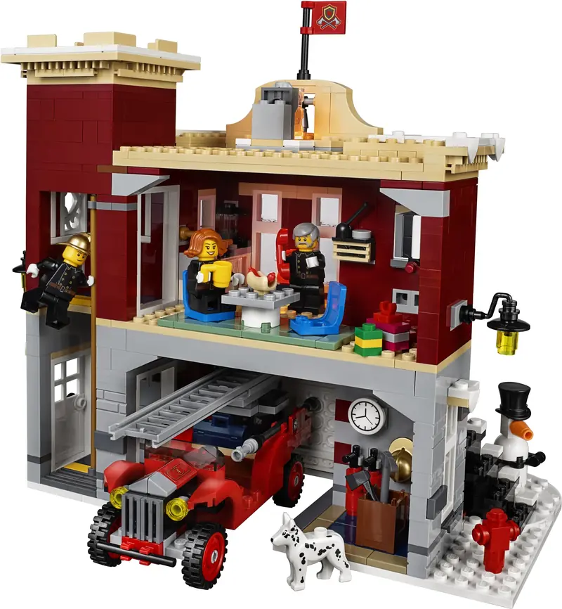 LEGO 10263 Remiza strażacka w zimowej wiosce zdjęcie 21