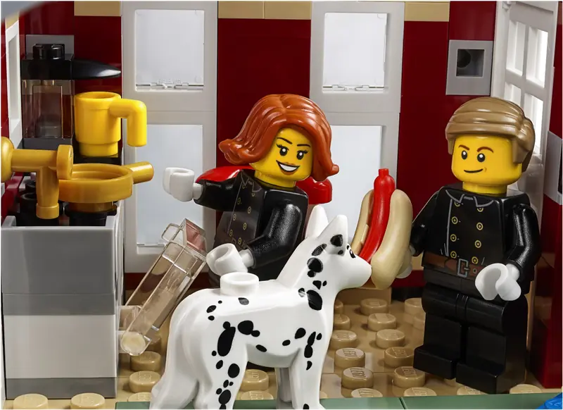 LEGO 10263 Remiza strażacka w zimowej wiosce zdjęcie 22