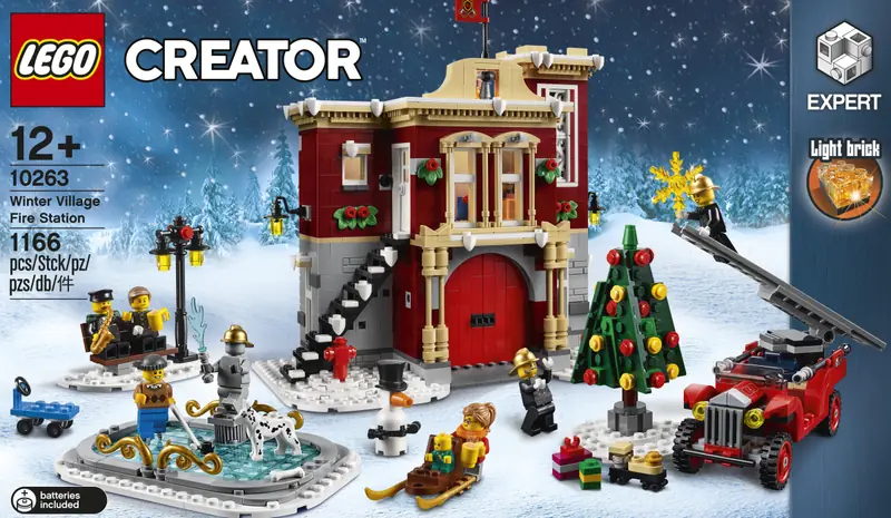 LEGO 10263 Remiza strażacka w zimowej wiosce zdjęcie 36