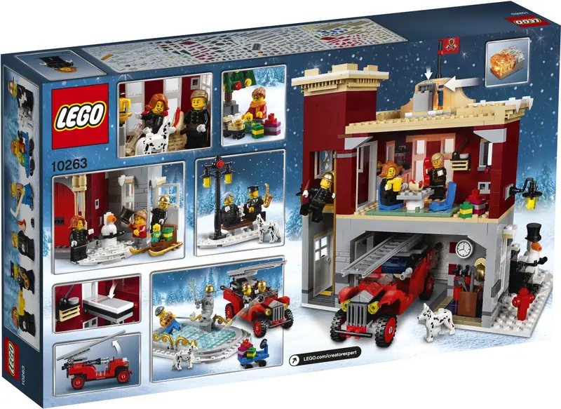 LEGO 10263 Remiza strażacka w zimowej wiosce zdjęcie 7