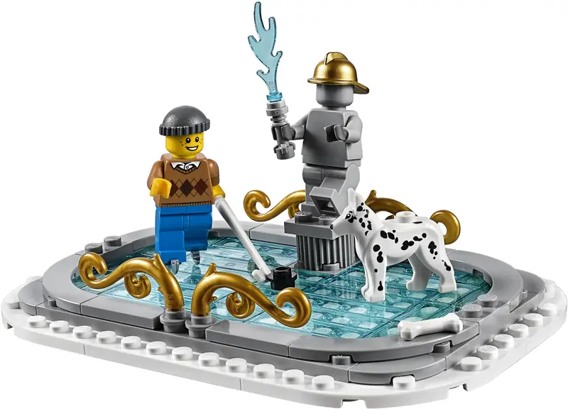 LEGO 10263 Remiza strażacka w zimowej wiosce zdjęcie 9