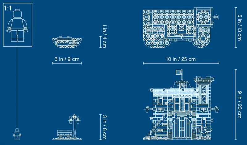 LEGO 10263 Remiza strażacka w zimowej wiosce zdjęcie 32