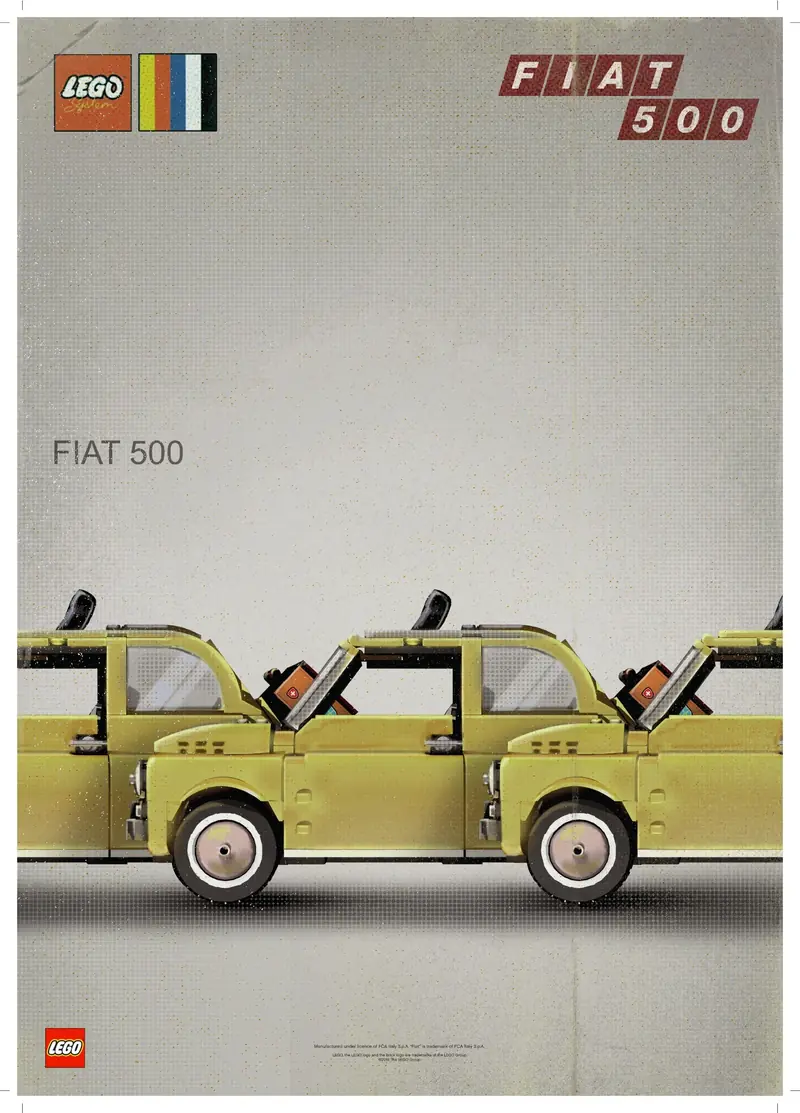 LEGO 10271 Fiat 500 zdjęcie 7