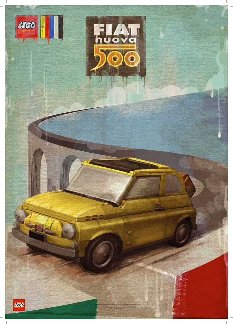 LEGO 10271 Fiat 500 zdjęcie 9