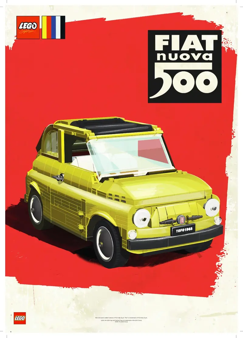 LEGO 10271 Fiat 500 zdjęcie 12