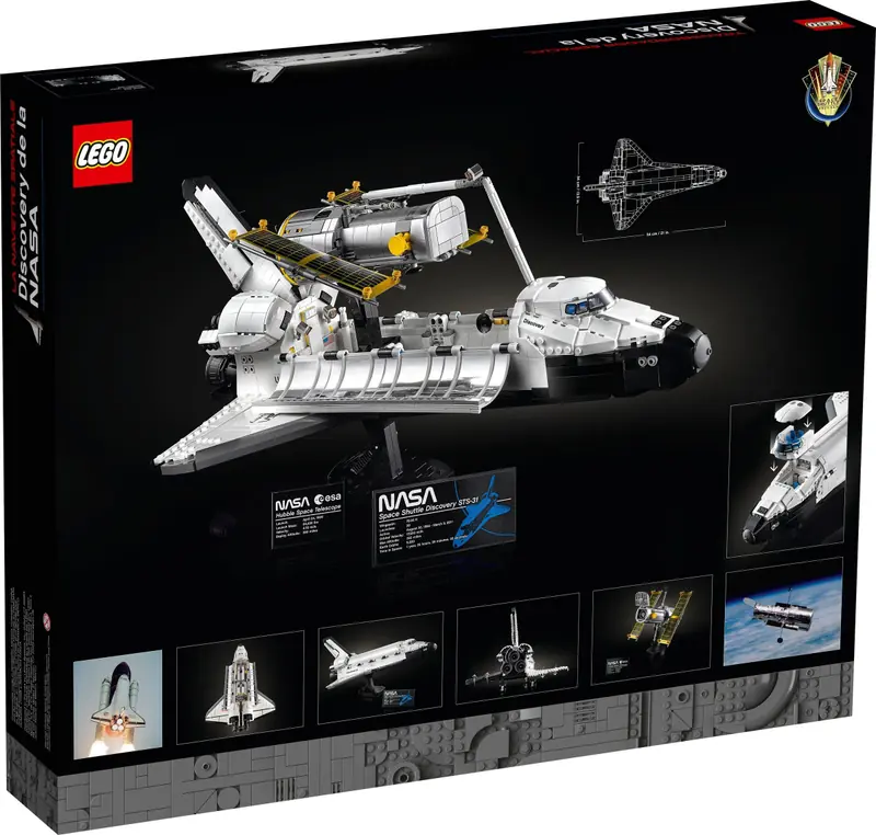 LEGO 10283 Wahadłowiec Discovery NASA zdjęcie 2