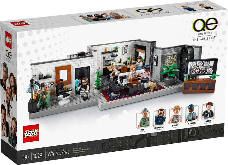 LEGO 10291 Queer Eye – Mieszkanie Fab Five zdjęcie 7