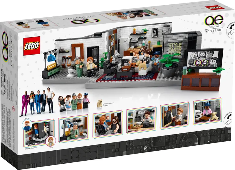LEGO 10291 Queer Eye – Mieszkanie Fab Five zdjęcie 6
