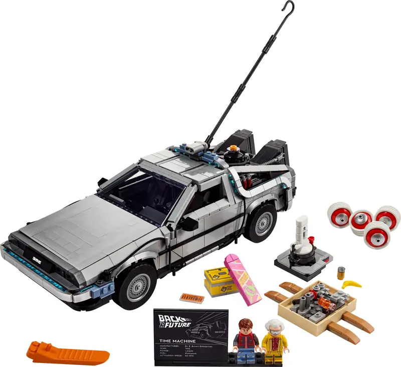 LEGO 10300 Wehikuł czasu z „Powrotu do przyszłości”