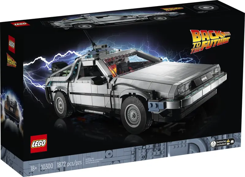 LEGO 10300 Wehikuł czasu z „Powrotu do przyszłości” zdjęcie 5
