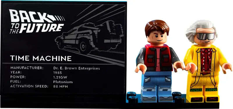 LEGO 10300 Wehikuł czasu z „Powrotu do przyszłości” zdjęcie 3