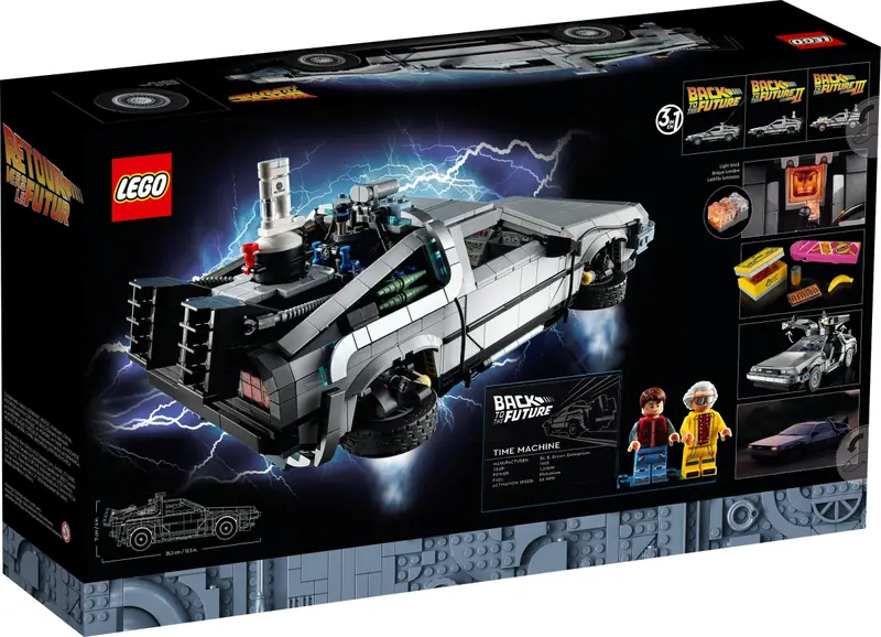 LEGO 10300 Wehikuł czasu z „Powrotu do przyszłości” zdjęcie 2