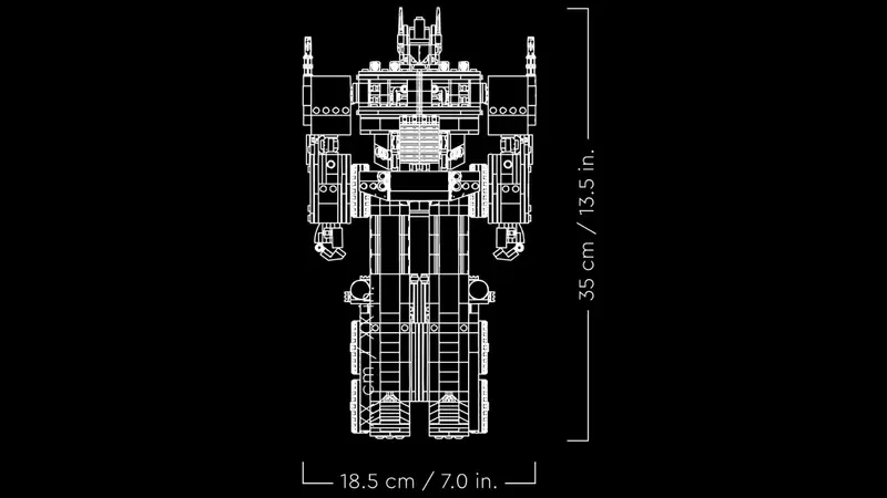 LEGO 10302 Optimus Prime zdjęcie 13